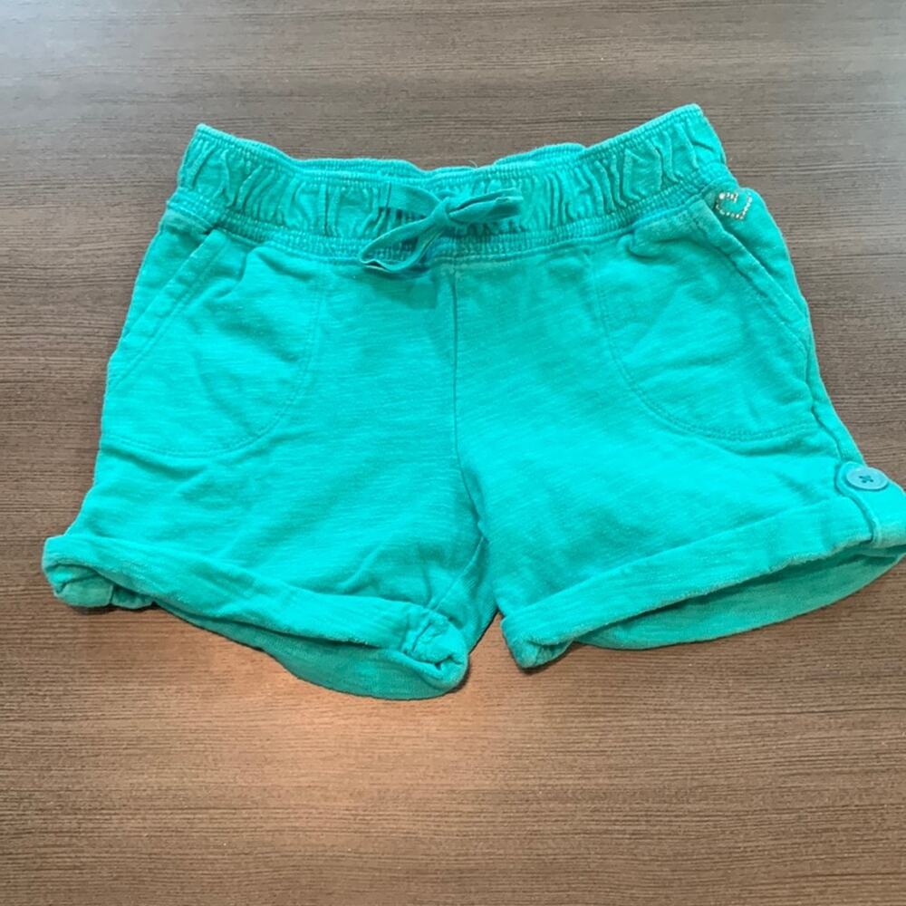 GAP Kids Cotton Pull-up Kelly Green Shorts
